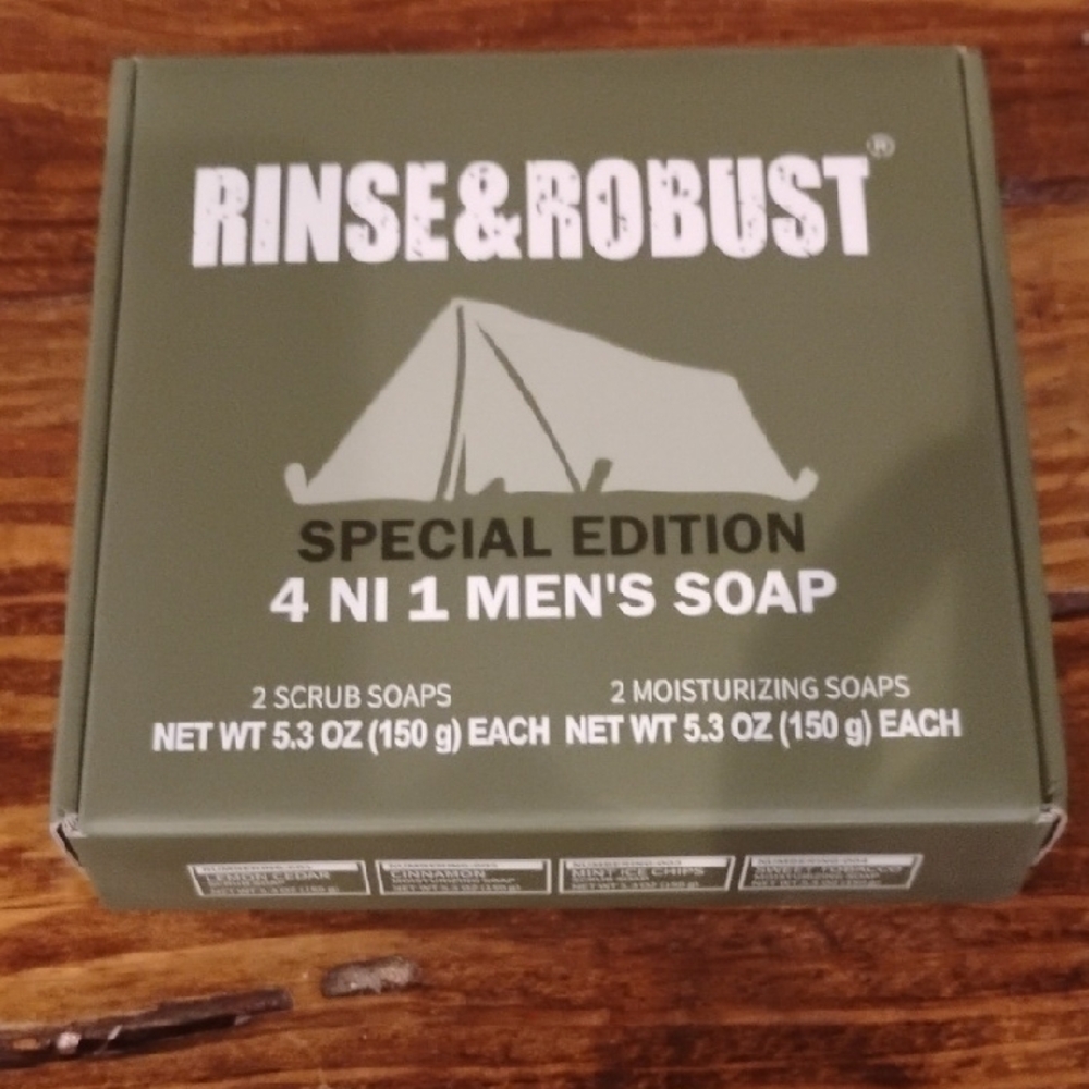 NWOT nse & Robust Men's Soap Special Edition